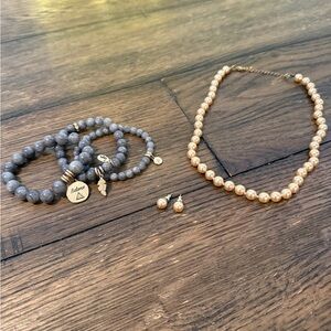 Beads & Pearl Jewelry Set ❄️
